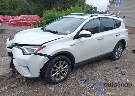2017 Toyota Rav4 Hybrid Limited from USA, damaged, VIN JTMDJREV5HD060643